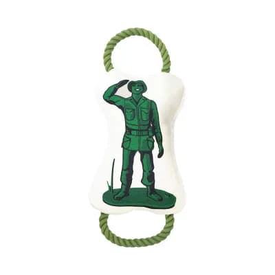 Retro Soldier Squeaker Dog Chew Toy