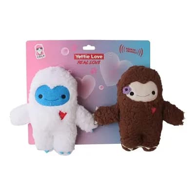 Yettie Snowman Plush Dog Chew Toy Gift Set