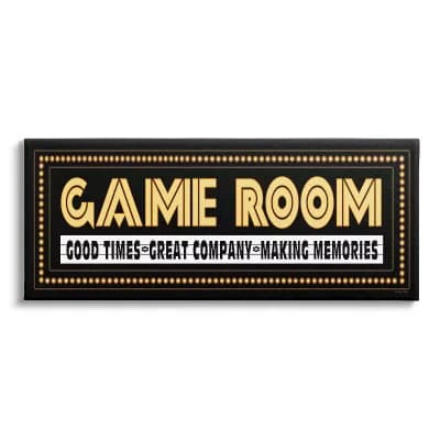 Stupell Home Decor Family Game Room Wall Decor