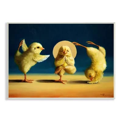 Stupell Home Decor Yoga Chick Trio Plaque Wall Art