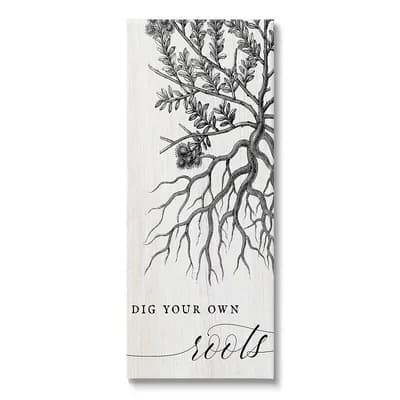 Stupell Home Decor Dig Your Roots Canvas Wall Art