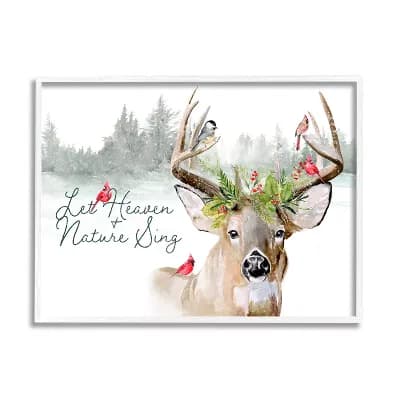 Stupell Home Decor Heaven & Nature White Framed Wall Art