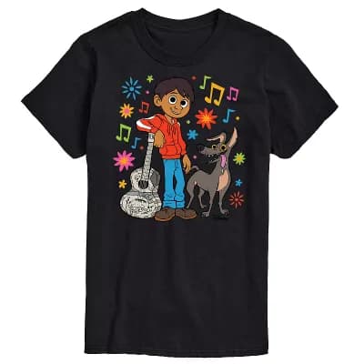 Disney's Coco Miguel Y Dante Big & Tall Graphic Tee