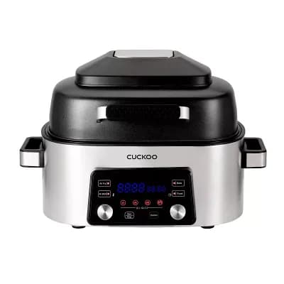 CUCKOO 5-in-1 XL 6-qt Air Grill with Air Fryer, Roast, Bake & Broil Functions