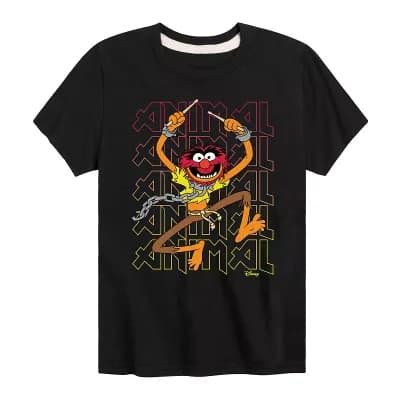 Disney's The Muppets Animal Boys 8-20 Stacked Graphic Tee