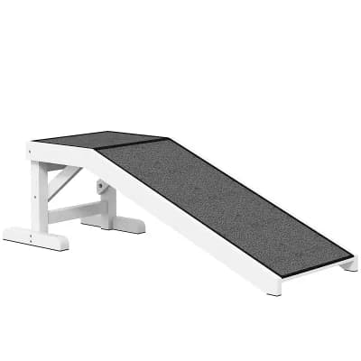 PawHut 49inch Pet Ramp for Dogs & Cats with Non-Slip Carpet