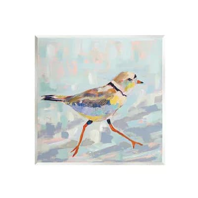 Stupell Home Decor Coastal Plover Abstract Bird Wall Plaque
