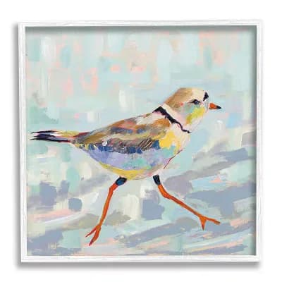 Stupell Home Decor Coastal Plover Abstract Bird Framed Wall Art