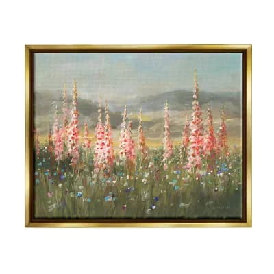 Stupell Home Decor Flower Blossoms Meadow Floating Frame