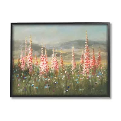 Stupell Home Decor Flower Blossoms Vast Rural Meadow Framed Wall Art