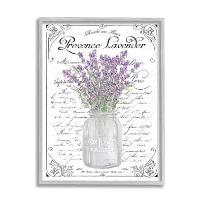 Stupell Home Decor Lavender Sprigs Bouquet Wall Art