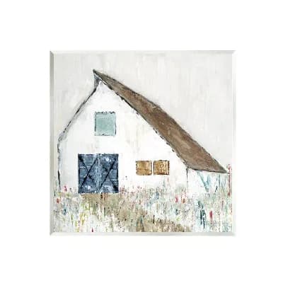 Stupell Home Decor Countryside Barn Flower Wall Plaque