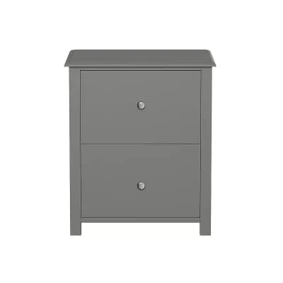 Lavish Home End Table with 2 Drawers