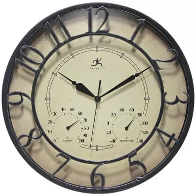 Infinity Instruments Round Wall Clock