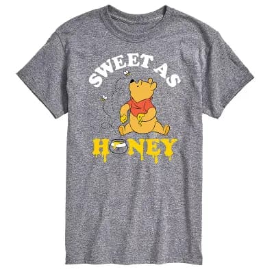 Disney's Winnie the Pooh Big & Tall Sweet As Honey Graphic Tee