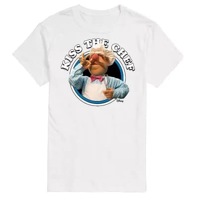 Disney's Big & Tall The Muppets Kiss The Chef Graphic Tee