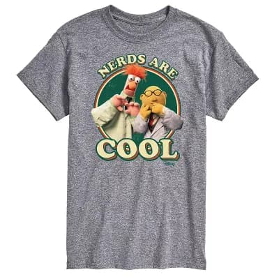 Disney's Big & Tall The Muppets Nerds Are Cool Graphic Tee