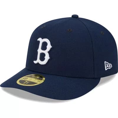 Men's New Era Navy Boston Red Sox Oceanside Low Profile 59FIFTY Fitted Hat