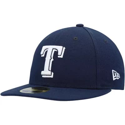 Men's New Era Navy Texas Rangers Oceanside Low Profile 59FIFTY Fitted Hat
