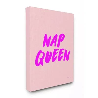 Stupell Home Decor Nap Queen Canvas Wall Art
