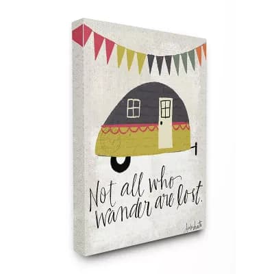 Stupell Home Decor Camper Wander Canvas Wall Art - Size: 24X30