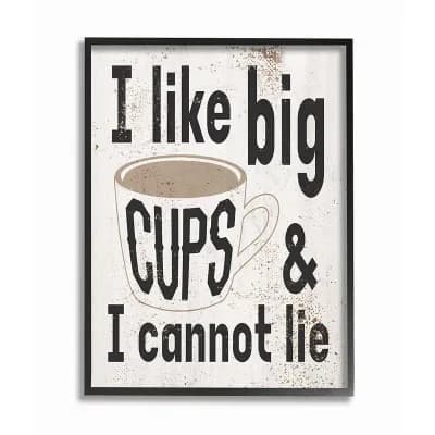 Stupell Home Decor Big Cups Wall Art - Size: 24X30