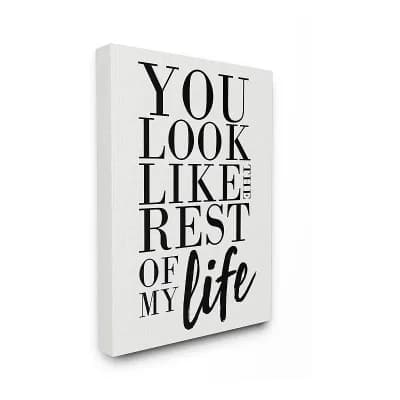 Stupell Home Decor Romantic Family Canvas Wall Art