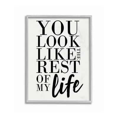 Stupell Home Decor Look Like Romantic Family Framed Wall Art - Size 16x20