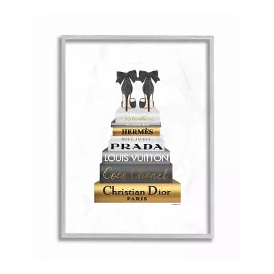 Stupell Home Decor Black Heels Framed Wall Art - Size 11x14