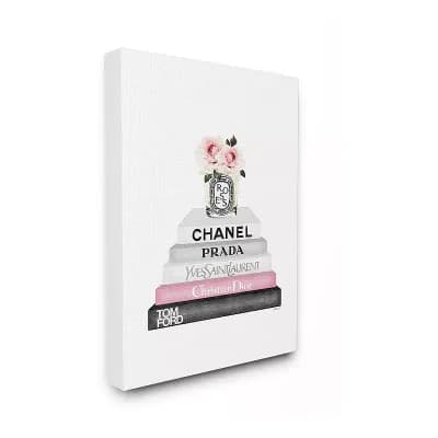 Stupell Home Decor Pink Flower Canvas Wall Art