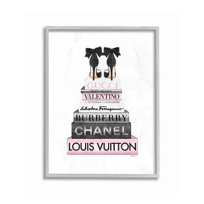 Stupell Home Decor Black Heels Framed Wall Art - Size 16x20