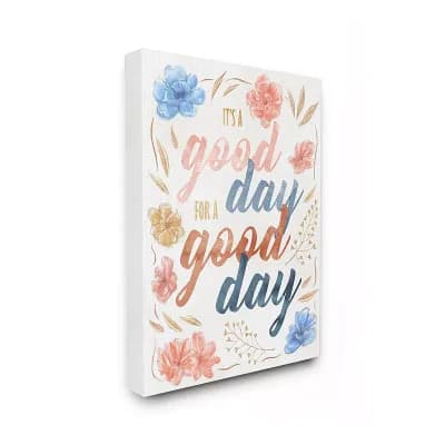 Stupell Home Decor Good Day Spring Canvas Wall Art