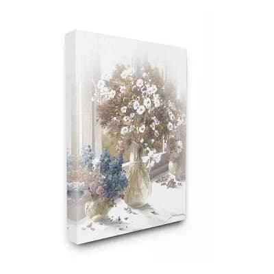 Stupell Home Decor Flower Vase Canvas Wall Art - Size: 36X48