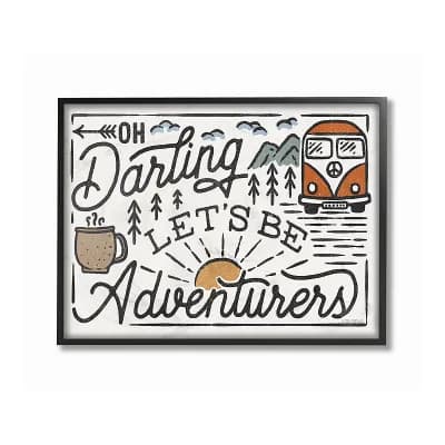 Stupell Home Decor Adventurers Framed Wall Art