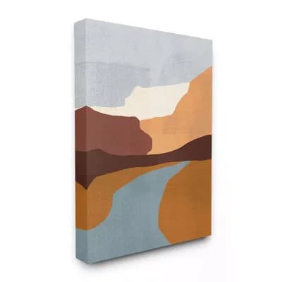 Stupell Home Decor Abstract Color Block Canvas Wall Art