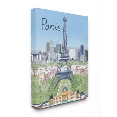 Stupell Home Decor Paris Canvas Wall Art