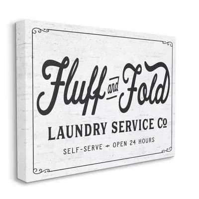 Stupell Home Decor Fluff and Fold Canvas Wall Art - Size: 36X48