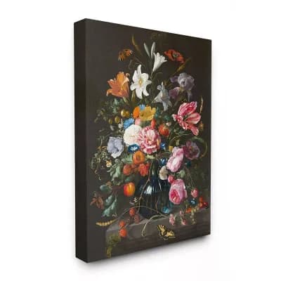 Stupell Home Decor Elegant Floral Bouquet Canvas Wall Art - Size 30x40
