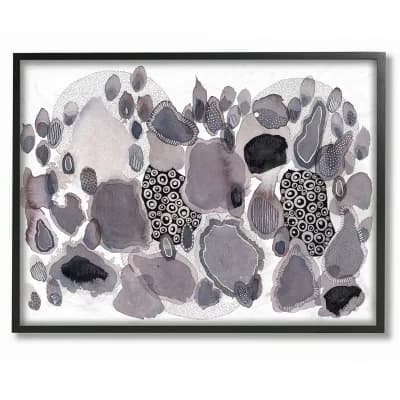 Stupell Home Decor Abstract Watercolor Drip Circular Design Wall Art