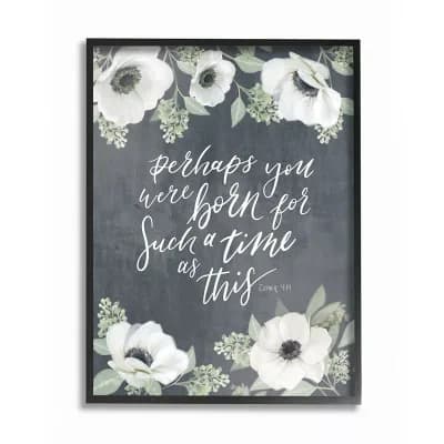 Stupell Home Decor Born For Such A Time Framed Wall Art
