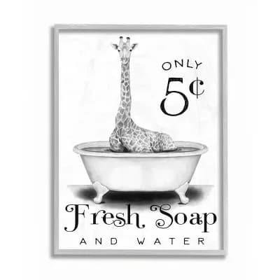 Stupell Home Decor Country Fresh Soap And Water Wall Art - Size: 16X20