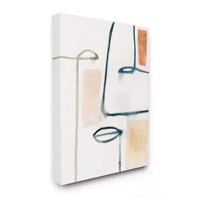 Stupell Home Decor Facial Features Abstract Canvas Wall Art - Size: 36X48