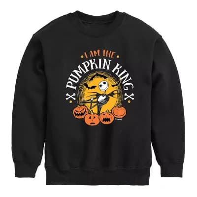 Disney's The Nightmare Before Christmas Boys 8-20 Pumpkin King Crew Fleece