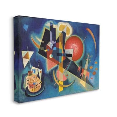 Stupell Home Decor In Blue Kandinsky Canvas Wall Art - Size: 16X20