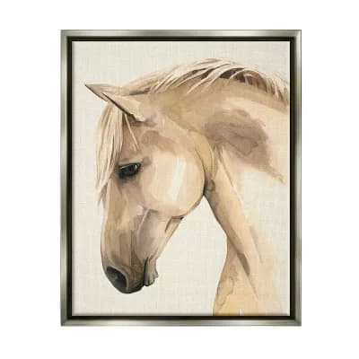 Stupell Home Decor Country Horse Farm Animal Portrait Framed Wall Art
