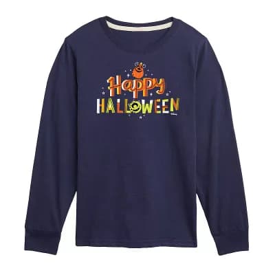 Disney / Pixar’s Boys 8-20 Monsters Inc. Happy Halloween Long Sleeve Graphic Tee