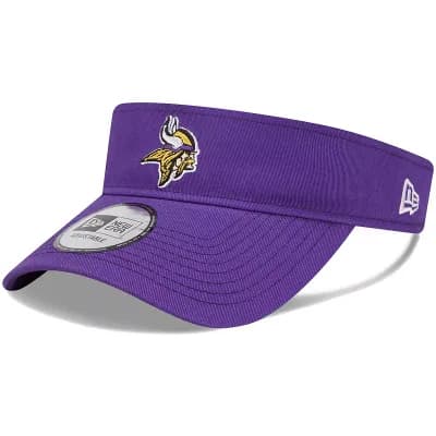 Men's New Era Purple Minnesota Vikings Main Adjustable Visor