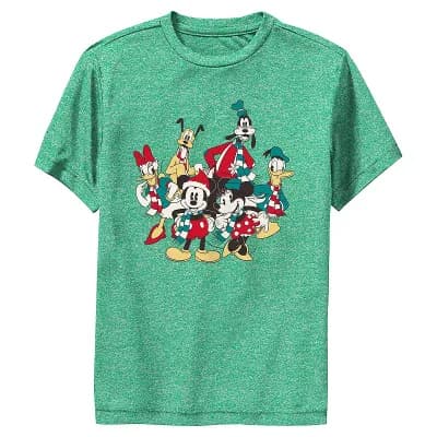 Disney's Mickey Mouse & Friends Boys 6-20 Holiday Group Graphic Tee
