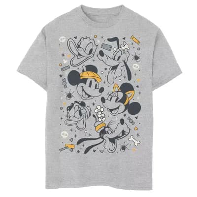 Disney's Mickey Mouse Boys 6-20 And Friends Halloween Heads Tee
