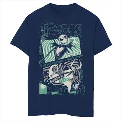 Disney's The Nightmare Before Christmas Boys 6-20 Jack And Zero Poster Tee